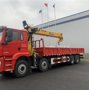 شاحنة سحب صينية من شاكمان بـ 8 عجلات وحمولة 16 طن مع رافعة 8 أطنان للبيع بسعر مخفض - Product Image 2