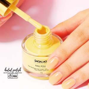 SAGALAGA Vernis à ongles Halal respirant, sans cruauté, végétalien, perméable à l'eau, brillant, longue tenue, multicolore, Halal - Product Image 5