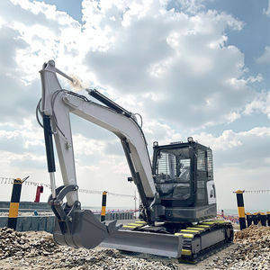 6T Mini pelle ferme sur chenilles pelle PLC moteur moteur pompe noyau composants vente expédition mondiale - Product Image 1