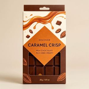 CORCO.EC Recyclable Fine <b>Chocolate</b> Bar Packaging Box Rigid Ivory Board Gold Foil Print Magnetic Closure Four-Color Printed Box - Product Image 2