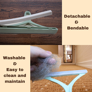 Double-Sided Silicone Plastic <b>Pet</b> Hair Lint Remover Fabric Shaver Tool for Clothes Carpet Sweaters Reusable Fur Cleaner <b>Brush</b> - Product Image 4