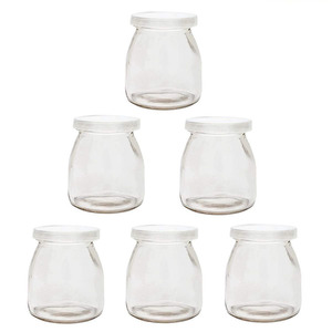 <span class=keywords><strong>Petit</strong></span> <span class=keywords><strong>pot</strong></span> écologique <span class=keywords><strong>de</strong></span> 100ml avec couvercle, tasse <span class=keywords><strong>pour</strong></span> yaourt, <span class=keywords><strong>confiture</strong></span> en verre, bon marché - Product Image 1