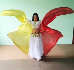 Alas Profesionales de Danza del Vientre <span class=keywords><strong>para</strong></span> <span class=keywords><strong>Mujer</strong></span> 360 Grados Alas de Isis Traje de Danza Árabe Egipcia India - Product Image 5