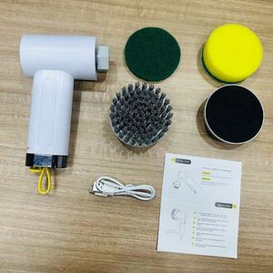 Sikat Pembersih Elektrik Isi Ulang CE 4 Kepala Sikat 2 Kecepatan Dapat Diatur Tahan Air IPX6 Baterai 3000mAh Produk Cetakan Pabrik - Product Image 6