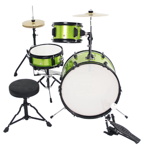 Se Acepta OEM/ODM, MOQ 10, Juego de Batería Infantil Verde de Tres Piezas Fabricado en Fábrica con Tubo de Soporte de 1.2mm - Product Image 5