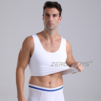 Meisu 102 Moob Hide Débardeur de compression pour homme, soutien-gorge de maintien pour gynécomastie