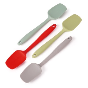 Thiết kế rắn chịu nhiệt không dính nướng nấu ăn đồ dùng bền Silicone bánh <span class=keywords><strong>scraper</strong></span> thìa - Product Image 5