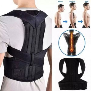 New <b>Upper</b> <b>Back</b> Posture Corrector Clavicle <b>Support</b> Brace with Shoulder Strap for Rehabilitation Nylon & Cotton Sports Use - Product Image 3