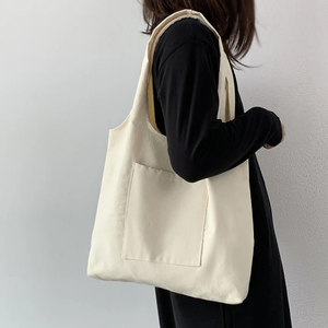<span class=keywords><strong>Bolso</strong></span> de compras grande de <span class=keywords><strong>tela</strong></span> de algodón ecológico, <span class=keywords><strong>bolso</strong></span> de compras reutilizable con estampado personalizado para mujer - Product Image 3