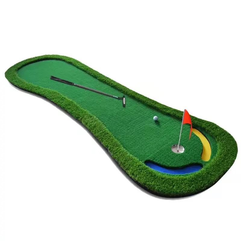 Bigfoot campo de golfe, entrada interna, verde, mini rede de treinamento de golfe, treinamento de balanço