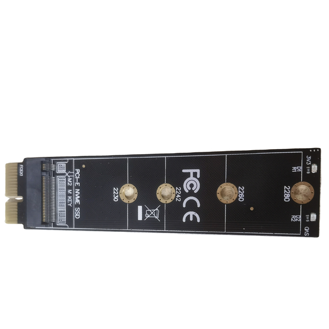 M.2 NVMe SSD PCI-E Adapter High-Speed Expansion Card PCI Express 3.0 X1 M Key Connector Microcontrollers Processors FPGA-Used