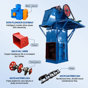מעליות דלי נירוסטה דלי כריית דלי מעלית מסוע שרשרת דלי מעלית שרשרת עמיד בפני מוקשים פחם - Product Image 3