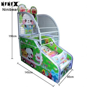 Two-person Children's Playground Basketball Shooting <b>Machine</b> Game Console <b>Amusement</b> Park Video Game Equipment Metal English - Product Image 5