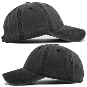 Gorras de Béisbol Lisas al por Mayor, sin Estructura, con Logotipo Bordado en 3D Personalizado, 6 Paneles, de Algodón Lavado, Deportivas, Unisex, Ajustables, con Hebilla Metálica - Product Image 4