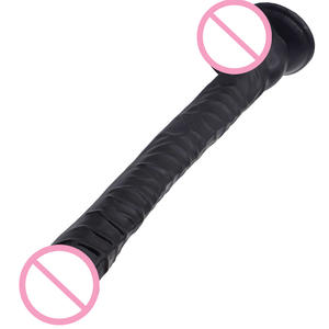 Real Feeling Black Big <span class=keywords><strong>Dildo</strong></span> Starker Sauger Künstlicher PVC Penis <span class=keywords><strong>15</strong></span> Zoll Super Long 40 cm Long <span class=keywords><strong>Dildo</strong></span> - Product Image 6