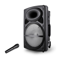 Altavoz Bluetooth CQA de 12 Pulgadas y 300W, el Mejor Altavoz con Ruedas para Fiestas al Aire Libre, Fácil de Transportar
