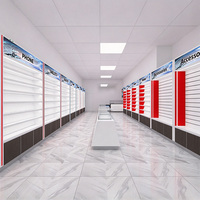 Vitrine d'affichage numérique pour magasin, présentoir de vente au détail avec éclairage LED, vitrine de produits pour centre commercial, présentoir personnalisé pour téléphones portables