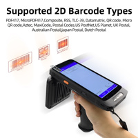 Escáner de microchip para mascotas 134,2 Khz/125Khz Lector de microchip para mascotas con pantalla OLED Alarma de batería baja Escáner de identificación de chip de animal para FDX B