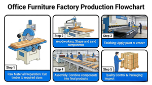 <span class=keywords><strong>Bureau</strong></span> <span class=keywords><strong>de</strong></span> direction en bois, design carré simple et abordable, série Exploration, pour immeuble <span class=keywords><strong>de</strong></span> bureaux, sans armoires - Product Image 5