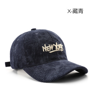<span class=keywords><strong>Gorra</strong></span> de Béisbol de Pana de Alta Calidad con Bordado 3D, Ajustable, Estilo Dad Hat con Patrón de Letras de Nueva <span class=keywords><strong>York</strong></span> para Uso en Exteriores - Product Image 3