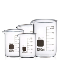 Vente chaude 100-5000ml béchers en verre personnalisables résistant aux hautes températures et antidéflagrant produit de haute qualité