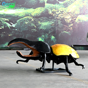 Scarabée Héraclès animatronique directement de l'usine, imperméable et résistant au soleil, insecte grandeur nature personnalisable pour la décoration <span class=keywords><strong>des</strong></span> parcs à thème et <span class=keywords><strong>des</strong></span> musées - Product Image 1
