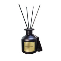 Décoration d'intérieur en gros, 120 ml, parfum d'ambiance luxueux noir et or, aromathérapie naturelle, parfum d'intérieur