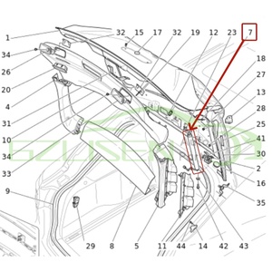 Pour Maserati <span class=keywords><strong>Levante</strong></span> 2019 + V6 <span class=keywords><strong>V8</strong></span> hayon coffre ressort à gaz jambe de force pièce OEM 670109048 670109047 670109046 - Product Image 6
