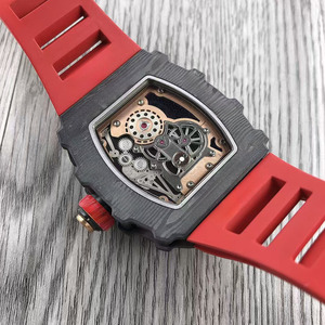 นาฬิกาข้อมือผู้ชายปี 2026 คุณภาพสูง ตัวเรือนทรงโค้งเว้า ผลิตจากคาร์บอนไฟเบอร์ NTPT พร้อมระบบสำรองพลังงานและทูร์บิญอง - Product Image 4