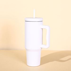 Insulated Travel Car H4.0 <b>Handle</b> <b>Tumbler</b> <b>40oz</b> Mug Lid Straw Anti-Slip ODM OEM Custom Brand - Product Image 4