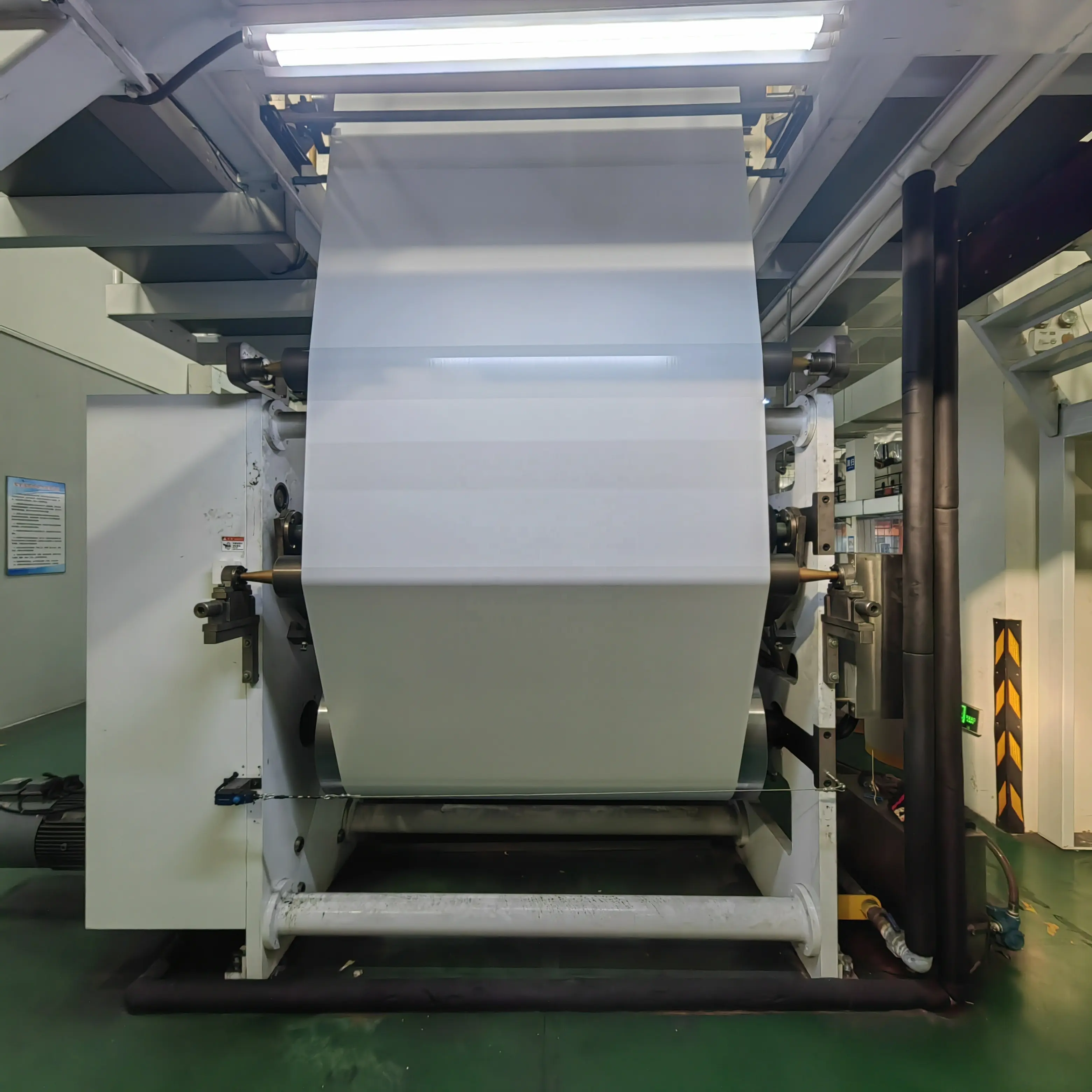 60 gsm einseitiger PE-beschichteter weißer thermo-kraftpapier-aufkleber für digitaldruck