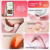 Tmall Neue APP Fernbedienung Medizinisches Silikon Vibrations-Massagestab für Frauen mit starkem Schockeffekt und IPX7 Wasserdichtigkeit
