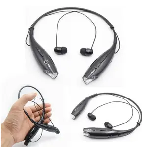 Earphone Nirkabel Neckband Baru 4.1 Earbud Olahraga Headphone 9D Stereo In-Ear Earphone Nirkabel dengan Mic Headset
