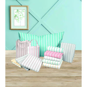 Set di Lenzuola in Cotone Slim Fit Assortite 2 Pezzi 170x190 cm - Product Image 1