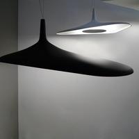 Lustre en forme de soucoupe volante post-moderne en résine, luminaire suspendu minimaliste pour salle à manger et salon