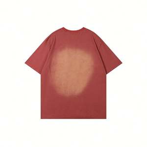 T-shirts surdimensionnés en coton 100% délavé de haute qualité, col rond, épaules tombantes, grammage lourd, personnalisables avec logo OEM, anti-UV - Product Image 2