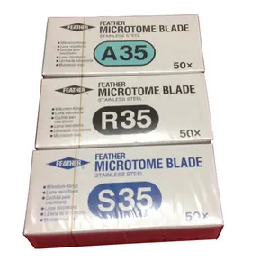 feder edelstahl rasierklingen Suppliers-Labor Einweg-Kartonschneid-Mikro tom klingen N35 C35 S35 R35 A35