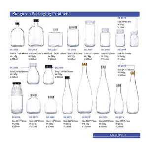 ขวดเครื่องดื่มแก้วรูปทรง <span class=keywords><strong>Evian</strong></span> 1L น้ำแร่ที่มีฝาโลหะ - Product Image 6