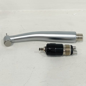 4 agujeros cojinete de cerámica pulsador Dental LED pieza de mano de alta velocidad con conector rápido - Product Image 4