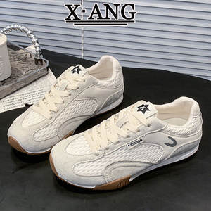 Zapatillas Deportivas de Verano para Mujer, Transpirables, de Cuero Genuino, con Suela Suave, Estilo A-Gan, Nuevo Estilo Casual - Product Image 4