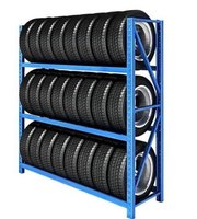 Ylwhjzd — étagère de magasin de pneus robuste, casier de supermarché, échelle de garage, système de racage en acier, pour entrepôt, étagères de rangement