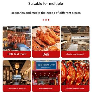 <span class=keywords><strong>Horno</strong></span> para Asar Patos, a Carbón y Gas, Totalmente Automático, Ahorro de Energía, Acero Inoxidable de Grado Alimenticio, Uso Comercial, para Barbacoa en Interiores y Exteriores - Product Image 4