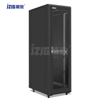 Armoire rack serveur 42u avec étagère et ventilateur de l'unité de distribution d'énergie en stock