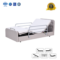 Lit médical électrique de luxe pour soins à domicile, fonction de réadaptation thérapeutique, capacité de poids de 200 kg, garantie de 5 ans