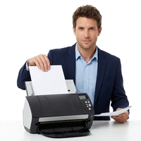 Scanner de documents USB haute vitesse Fujitsu Fi-7180, numérisation automatique recto-verso, CMOS, profondeur de couleur 24 bits, format A4, format passeport, utilisation au bureau