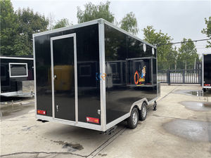 Carrito de Comida Multifuncional, Camión de Comida Móvil, Camiones de Comida Rápida Móviles, Freidora a Gas + Plancha para Máquinas de Comida Rápida - Product Image 3