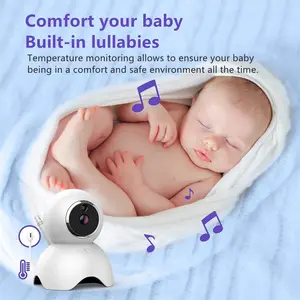 5 इंच एलसीडी डिस्प्ले स्वर मोड खिला अनुस्मारक रात दृष्टि वायरलेस Babyphone 2 तरह ऑडियो तापमान की निगरानी वीडियो बेबी कैमरा