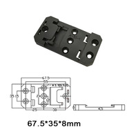 Universel DIN Rail pince à ressort clip de montage supports de montage pour din 35 rail