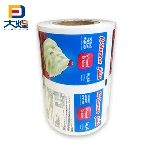 Pack personalizzato stampato Bopp/cpp gelato ghiacciolo Film di imballaggio laminazione rotolo di pellicola alluminato metallizzato