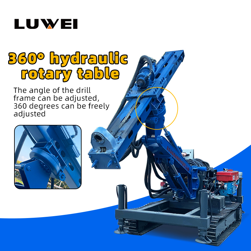 Reliable Quality Tunnel Drilling Machine Mine Drilling Rig Hydraulic for Water Conservancy Engineering Tunnel Construction